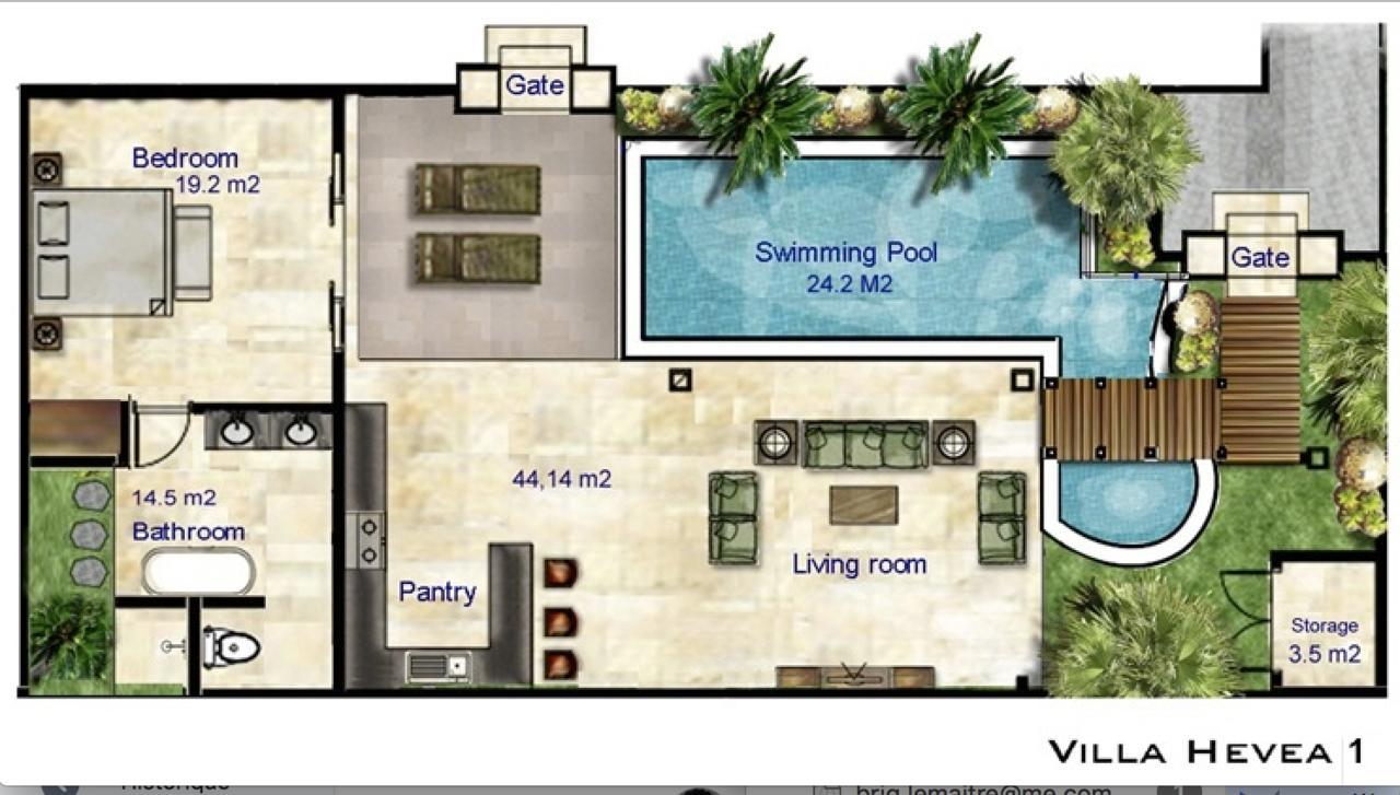 Hevea Villas Семиньяк Экстерьер фото